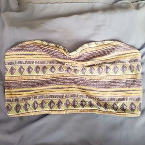 Nollie Bandeau Crop Top Size Large